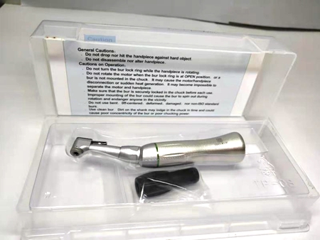Dental Reduction Endodontic Latch Handpiece E-Type 64:1 Reduction Contra Angle Low Speed Handpiece Turbine
